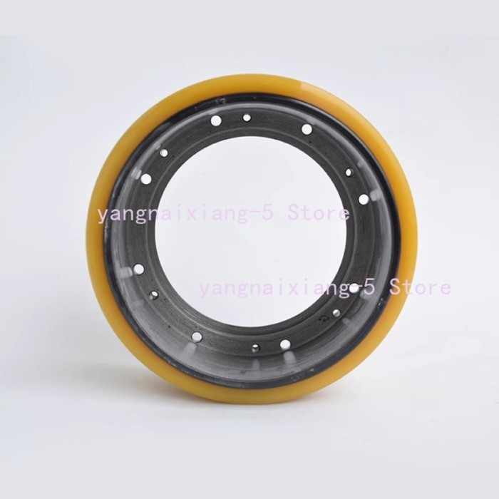 forklift parts 210*75/135mm PU wheel with 8 holes 1PC