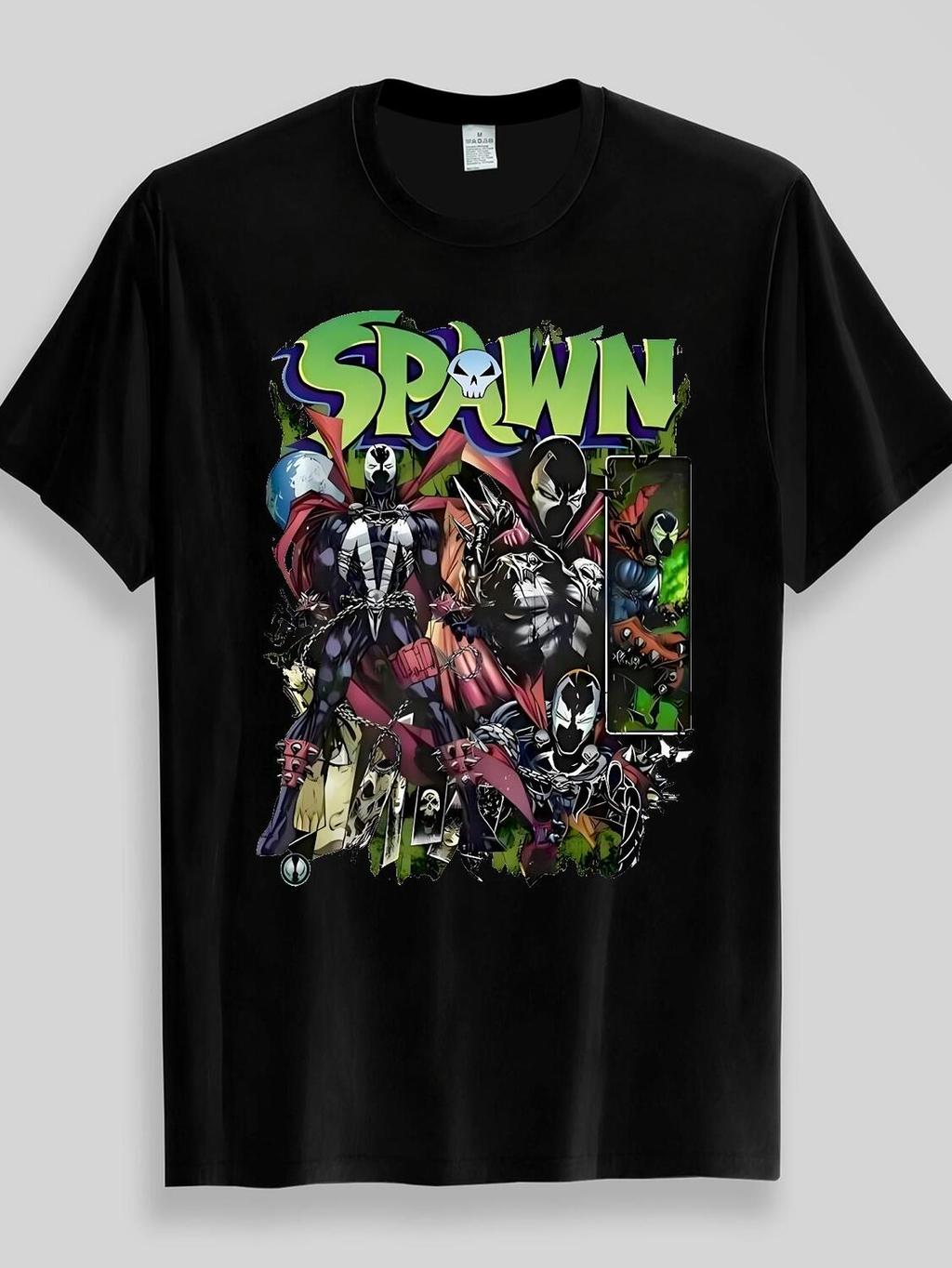 Spawn Comic Character Collection เสื้อยืดสไตล์เข้ม
