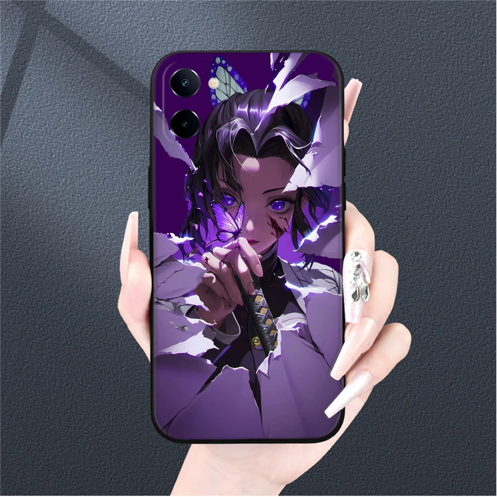 เคสซิลิโคนลาย Demon Slayer Shinobu สำหรับ Vivo Y01/Y02T/Y02/Y03/Y5S/Y11/Y11S/Y20i/Y20S/Y12S/Y12A/Y15S/Y15A/Y16/Y17/Y12/Y15/Y17S thumbnail 3
