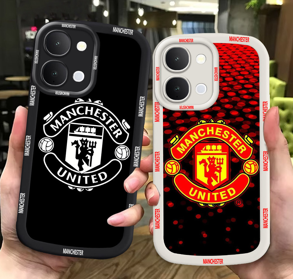 G55 Klub FC ขาวดำเคสโทรศัพท์หรับ VIVO Y02 Y02t Y02S Y02a Y35 Y22 Y22S ปก