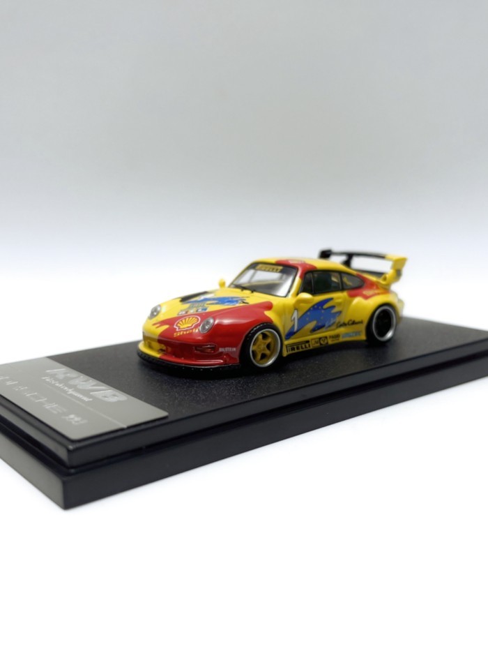 HL 1/64 Porsche Porsche 993 Wide Body RWB โมเดลรถอัลลอย