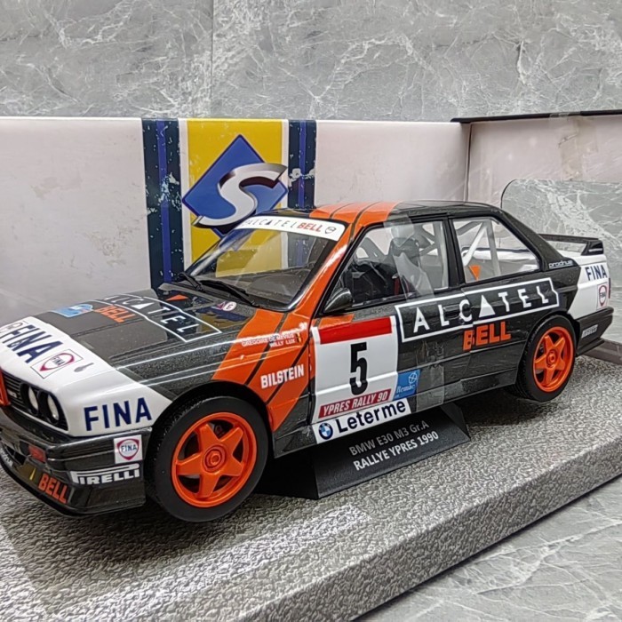ของแข็ง 1/18 BMW E30 M3 1990 #5 โมเดลรถแข่ง BMW