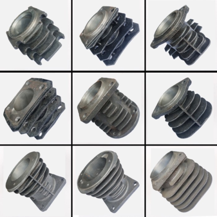 Piston Type Industrial High Pressure Air Compressor Pump Head Cylinder Head Air Compressor Head Air