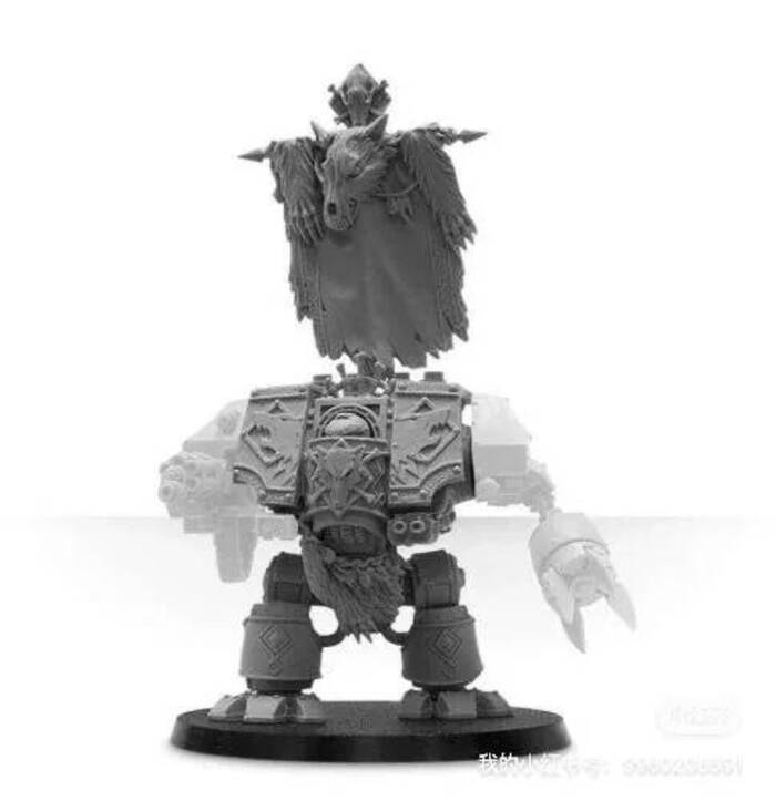 Warhammer 40K Space Wild Wolf Fearless/mk4 Fearless/mkIV Fearless/ตู้เย็น Wolf Group โมเดลเรซิ่น