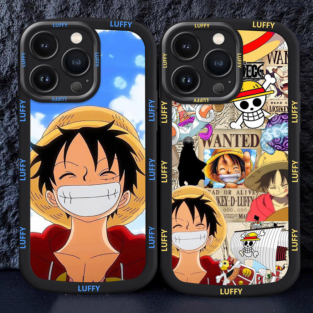อ่อนนุ่มเคสโทรศัพท์หรับ iPhone 17 16 Plus Pro Max M55 One-Piece_Luffy