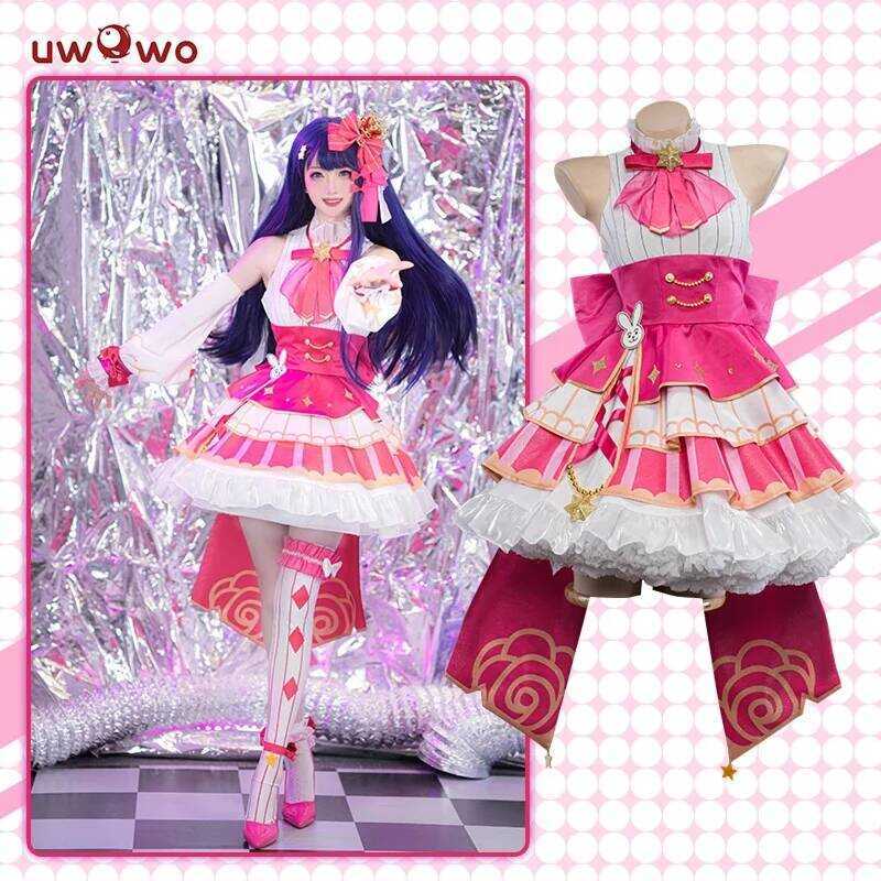 C IN STO UWOWO Aii Hoshinoo Cosplay Costume Anime Aii Hoshinoo Performance Ver. Halloween Costume