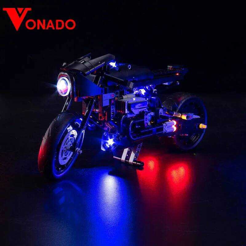 C Vonado LED Lights For 42155 THE BATMAN – BATCYCLE Lighting DIY Toys (Not ​Include The Model)