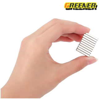 Greener 20ชิ้น แม่เหล็กแรงสูง 30x10x3mm สี่เหลี่ยม Neodymium 30x10x3มิล แม่เหล็ก 20*10*3mm NdFeb แรงสูง 30mm x 10mm x 3m
