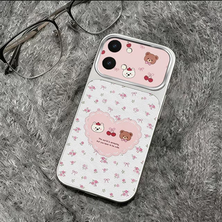 เหมาะสําหรับเคสโทรศัพท์ Vivo Y28 4G ดีไซน์ใหม่รักหมีโบว์กันกระแทก soft Case TPDT20