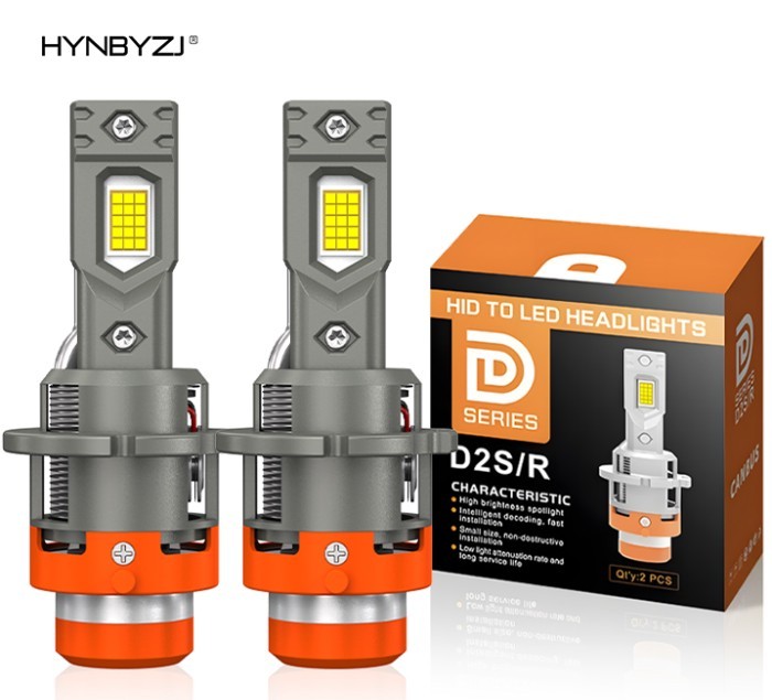 Mini D2S D4S D1S D3S LED Headlight Bulb Canbus Wireless D2R D4R Car Lights HID Xenon 1:1 Turbo Led