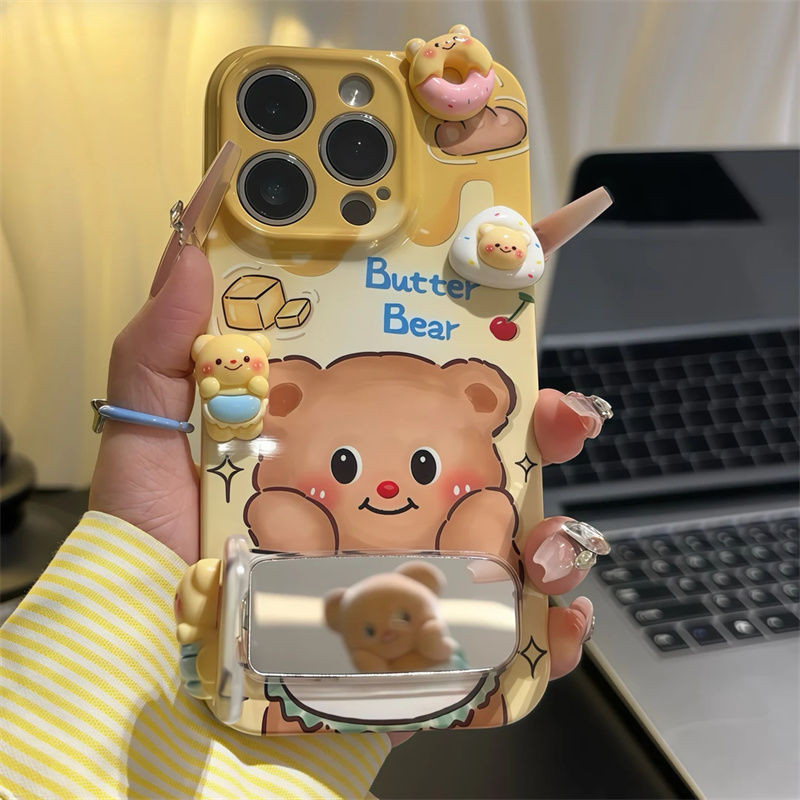 เคสโทรศัพท์ iPhone 16promax พร้อมขาตั้ง iPhone 13/12 เคสโทรศัพท์