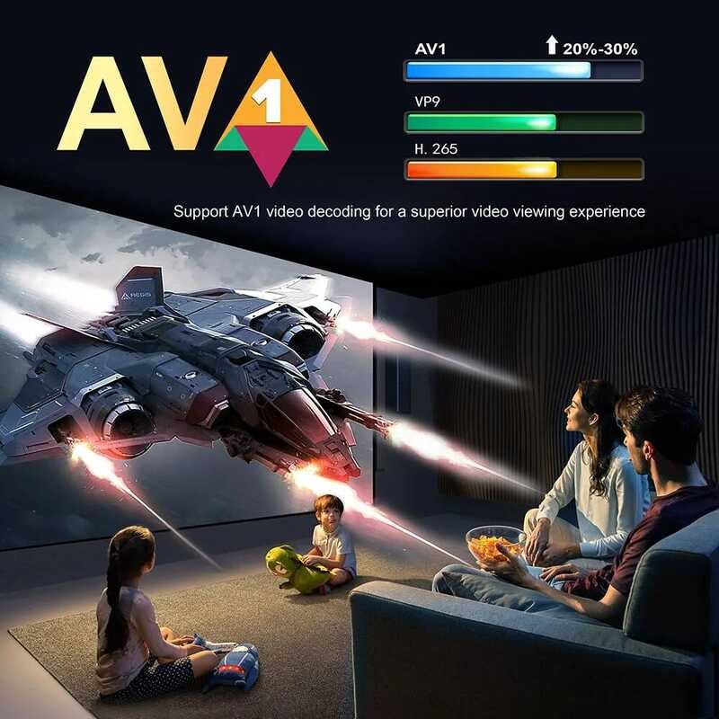 ▥ กล่องทีวีแอนดรอยด์11 X96 Ddr4 X10 8Gb RAM 64Gb S928x Amlogic สนับสนุน8k Usb3.0 5G Wifi 1000M