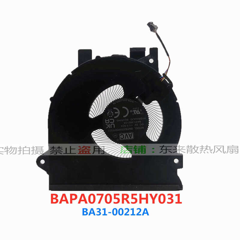 เหมาะสําหรับ Samsung BAPA0705R5HY031 พัดลม BA31-00212A โน้ตบุ๊ค 5V 0.5A wangd2