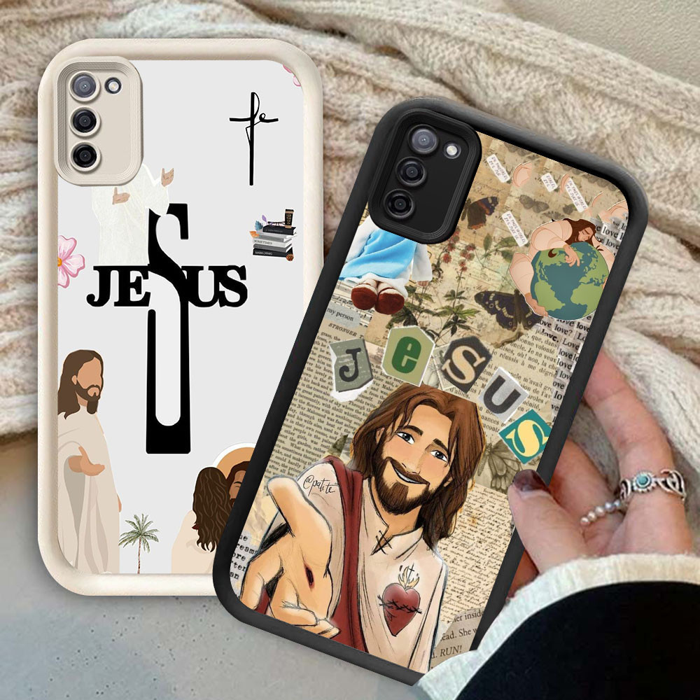 YS-6 พระเยซูปลอกซิลิโคนอ่อนนุ่มสําหรับ Samsung A03S A31 M21 A71 M02S A51 F02S M30S A02S S20 FE