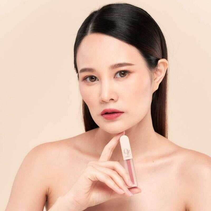โปรลิป QUEEZ ซื้อ1 แถม 1 Liquid Matte Lip Color เครื่องสำอาง Cosmetics D8b