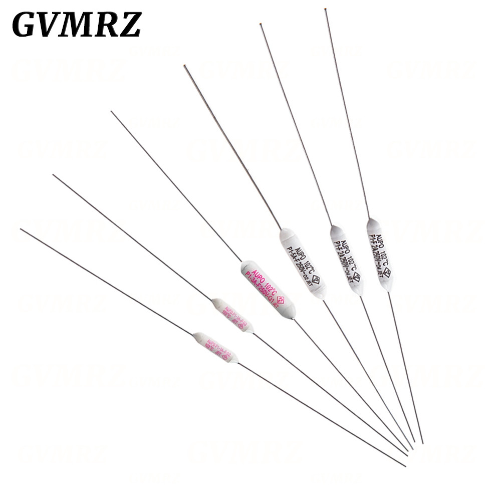 5PCS อุณหภูมิฟิวส์ JET RF AUPO 1A 2A 3A 5A 250V 84/102/115/125/130/135/145/150C องศา