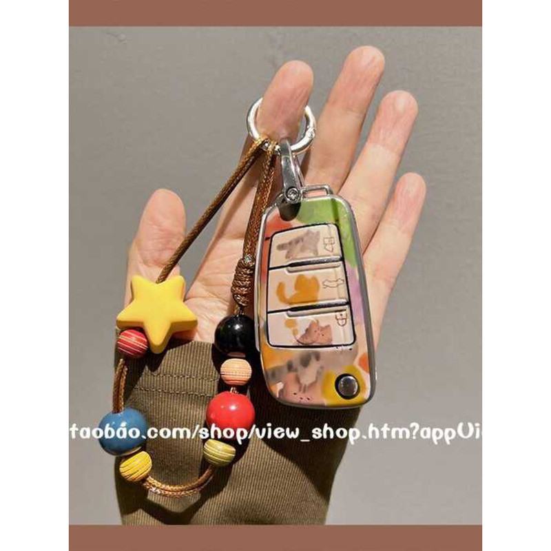 ฝาครอบกุญแจ Audi q3 q2l รถ a6 พับได้ Sportback High-End a1 น่ารัก tt หญิง a8 a5 เปลือก a7 หัวเข็มขัด