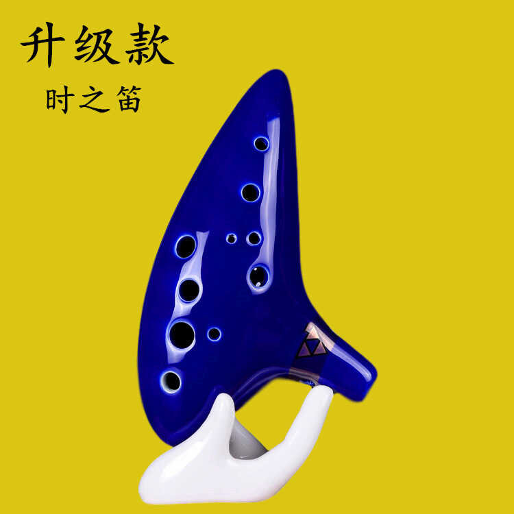 12 หลุม Ocarina Zelda Time ขลุ่ย Ocarina 12 หลุมเครื่องดนตรีชาติพันธุ์