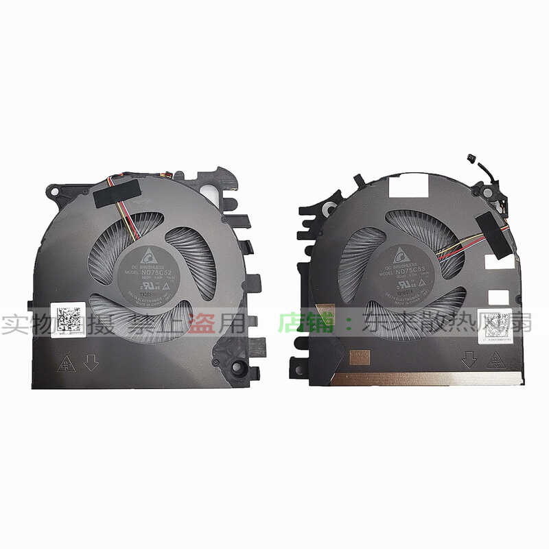 เหมาะสําหรับ HP ND75C52 19L05 Cooling ND75C53 19L06 ND75C54 19L07 พัดลม wange3