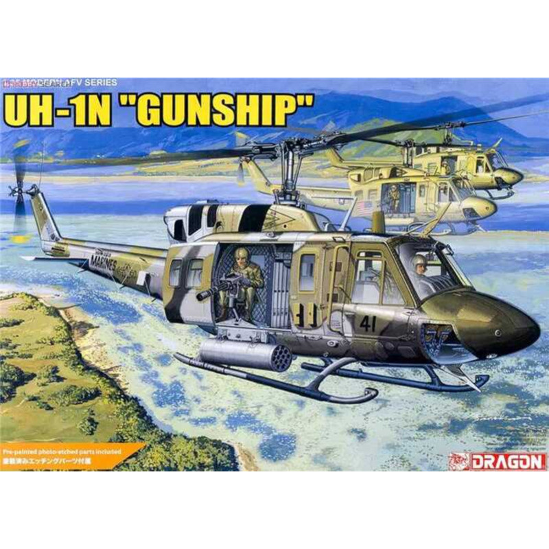 DRAGON 3540 1/35 เครื่องบินต่อสู้ UH-1N "Huey" ของสหรัฐฯ