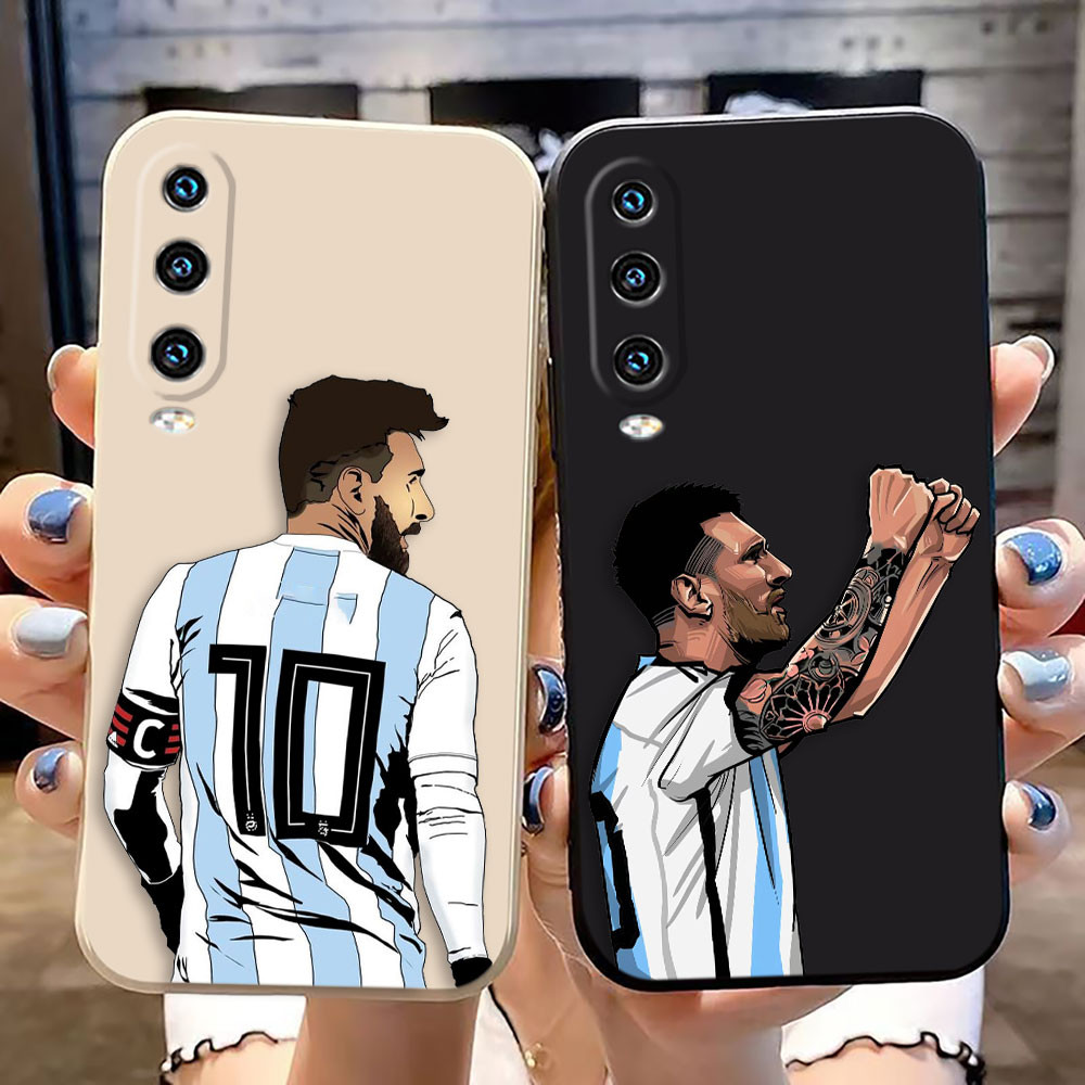 ผู้เล่นฟุตบอล Messi 10 ฝาครอบเคสโทรศัพท์สําหรับ HUAWEI MATE 20 NOVA 3I 7I 8I 9 PS P20 P30 P40 Y7 Y9 