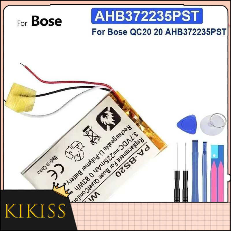 for dvr GPS mp3 car dvr PR-452035 for Bose QC20 QuietComfort 20 502035 AHB372235PST แบตเตอรี่ 225mAh