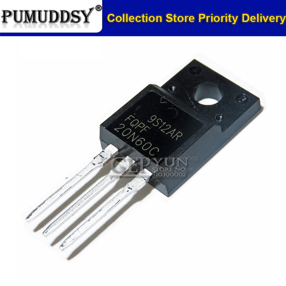 10PCS FQPF20N60 20N60 20N60C FQPF2060C FQPF20N60C TO-220 TO220 ใหม่