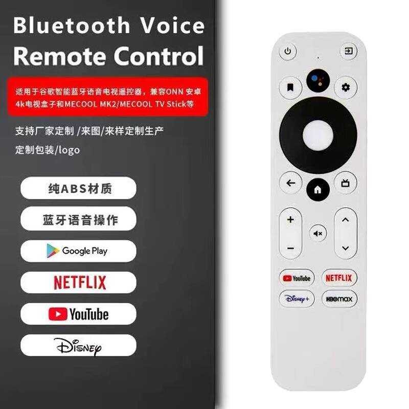 เหมาะสําหรับ Google Tv Top Box Bluetooth Voice Remote Control OL K2 ONN Tv Stick