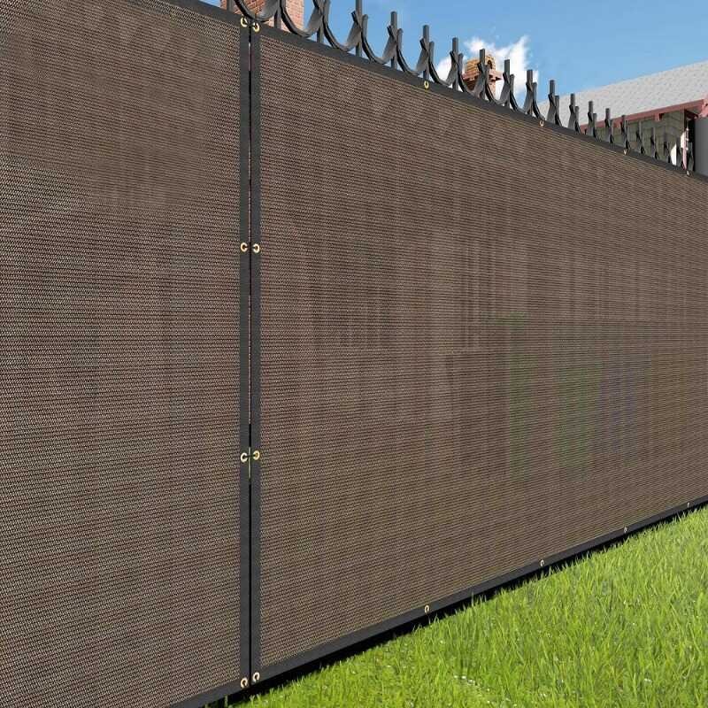 Color Brown Sun Shade Net Pergola Canopy Sunshade Sails Garden Fence Netting Balcony Privacy Scre