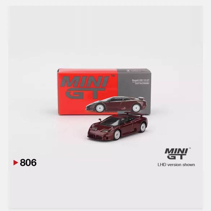 MINIGT 1: 64 #806 Bugatti Bugatti EB110 โมเดลรถอัลลอย
