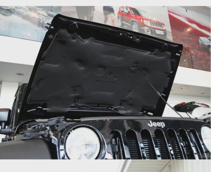 Engine Soundproof Cotton Mat For Jeep Wrangler JK 2018~2023 Front Hood Engine Heat Sound Insulation