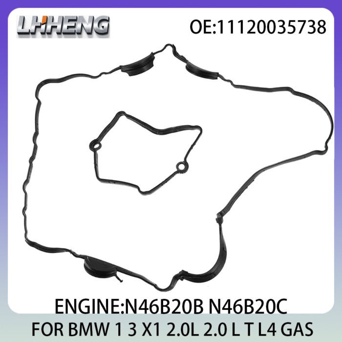 Valve cover gasket FOR BMW 1 3 X1 2.0L 2.0 L T L4 GAS 0035738 11120035738 11128655413 2001-2015 N46