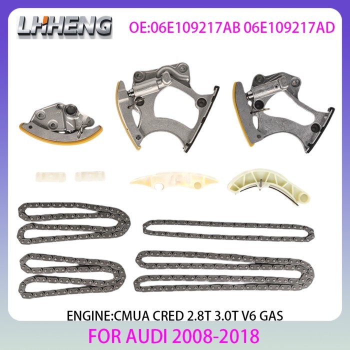 Engine timing chain kit For AUDI A4 B8 A5 A6 C7 A7 Q5 SQ5 8K2 8T3 8F7 8RB 2.8L 3.0L 2.8 3.0 L T V6