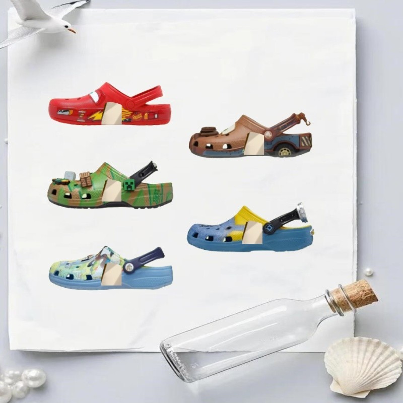 ♞,♘【CROCS】 Classic clog X Cars "Lightning McQueen" "Mater" แท้ ชาย หญิง Sandals 9-16day HGE
