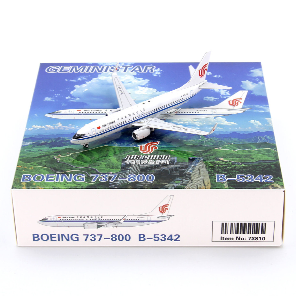 GeminiStar 73810 China International Airlines Boeing B737-800 B-5342 Airliner รุ่น 1/400