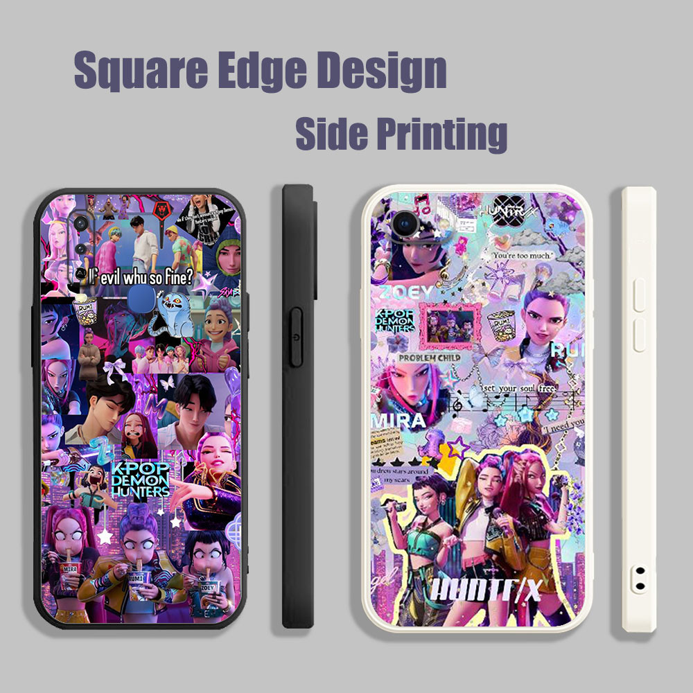 สําหรับVivo Y12A Y53 V11i Z3i Y51A Y31 2021 kpop demon hunters rumi Zoy Miira BOF02 เคสโทรศัพท์สแควร