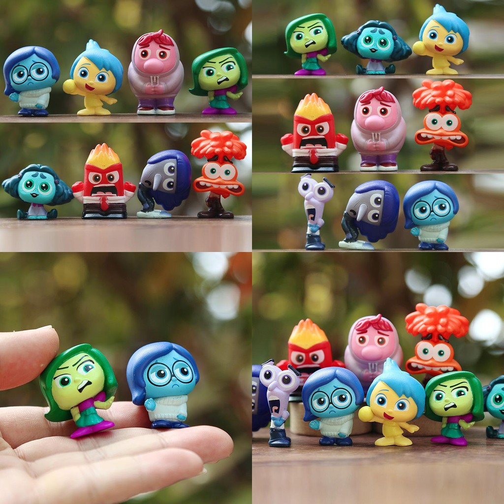 Inside Out Pvc Action Figures ชุดสะสมสําหรับ Playrooms เด็กและ