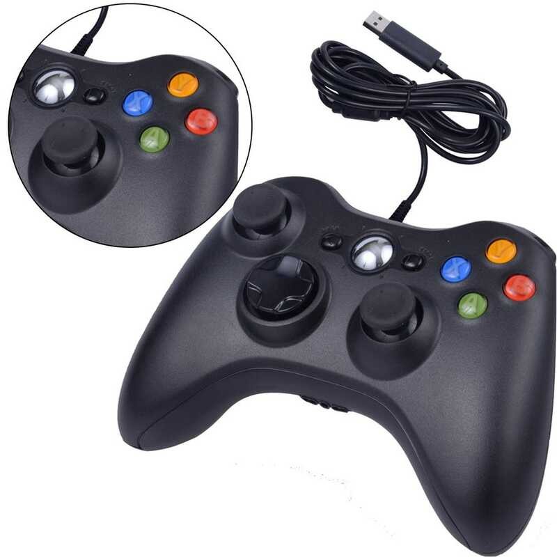 PC 360 Gamepad Dual Vibration SB คอมพิวเตอร์ PC แบบมีสาย/PS3/TV Gamepad