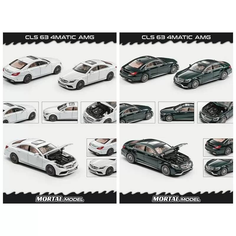 MORTAL 1: 64 CLS63 โมเดลรถโลหะผสม Demon Eye