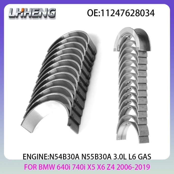 N54 N55 Engine Main & Rod Bearings Kit FOR BMW 1 2 3 435i 535i 640i 740i X1 X3 X4 X5 X6 Z4 3.0L 3.0
