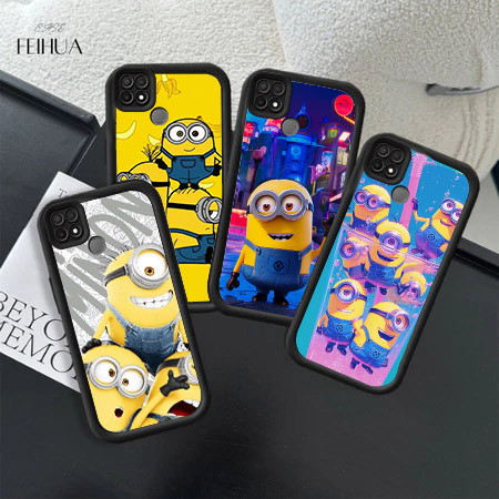 น่ารัก Minions Liquid HD HpปลอกชุบใสสําหรับOPPO Renoค้นหาNarzo 20A A31 A91 N53 A74 4 X3 5i 6i N63 10