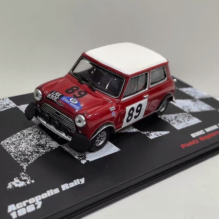 DEA 1/43 BMC MINI COOPER S #89 1967 Mini Racing Car Model Collection เครื่องประดับ