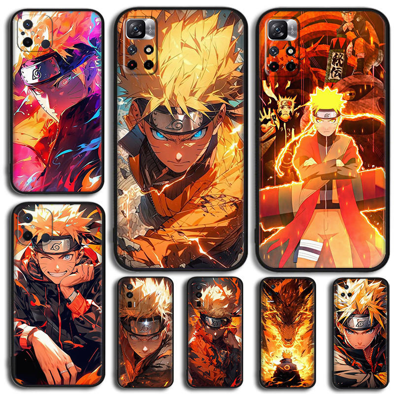 Cool Naruto การ์ตูนอะนิเมะ [U6] สําหรับ Redmi K60 K70 Pro A2 12C 10 13C TPU นุ่มสีดําป้องกันกรณี