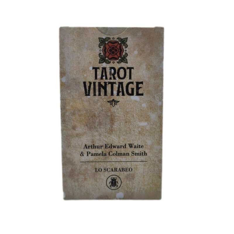 12x7 ซม.โบราณ Body Tarot Vintage Tarot Vintage Tarot Vintage พร้อมกระดาษคําแนะนําคู่มือ Tarot Vintag