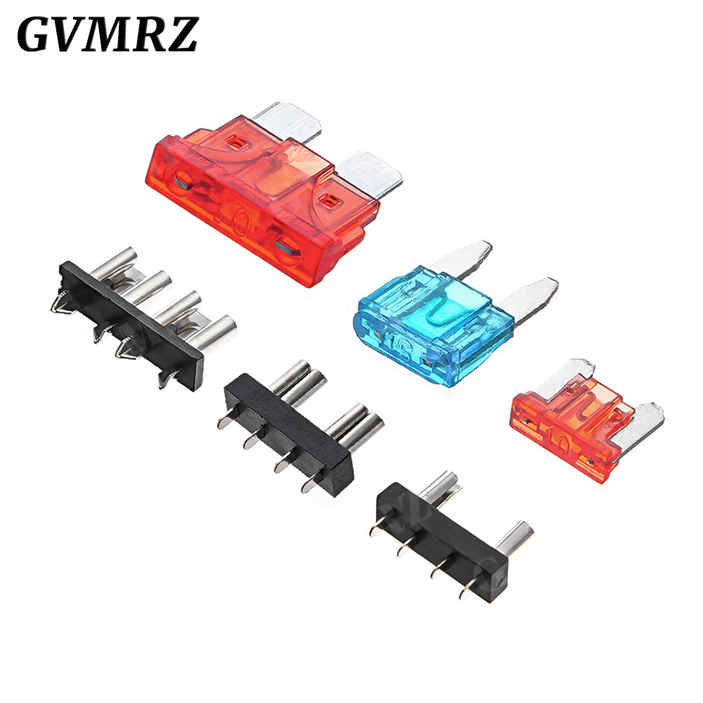 5เซ็ตผู้ถือฟิวส์รถPCBมาตรฐานMini Microใบมีดขนาดเล็กอัตโนมัติยานยนต์เรือ32VสําหรับPCB BoardความปลอดภัยคลิปแทรกTyp