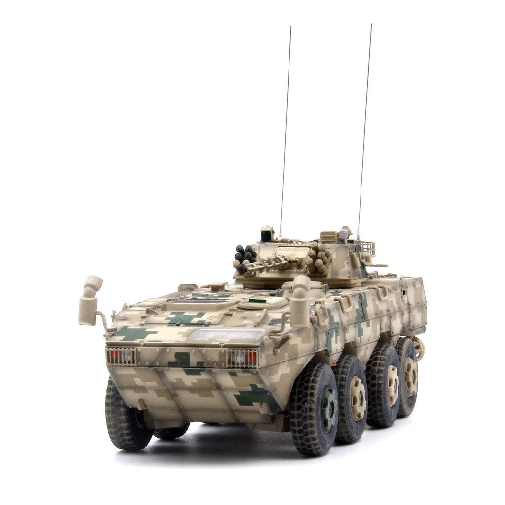 UNISTAR China ZBL-08 Wheel Infantry Chariot Desert Digital Big Eight Wheel สําเร็จรูปรุ่น 1/72