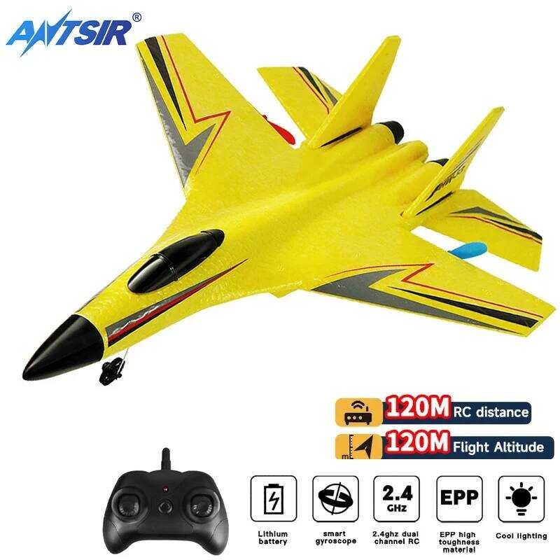 C RC Plane Su-27 Aircraft Remote Control Helicopter 2.4G Airplane EPP Foam RC Vertical Plane Childr