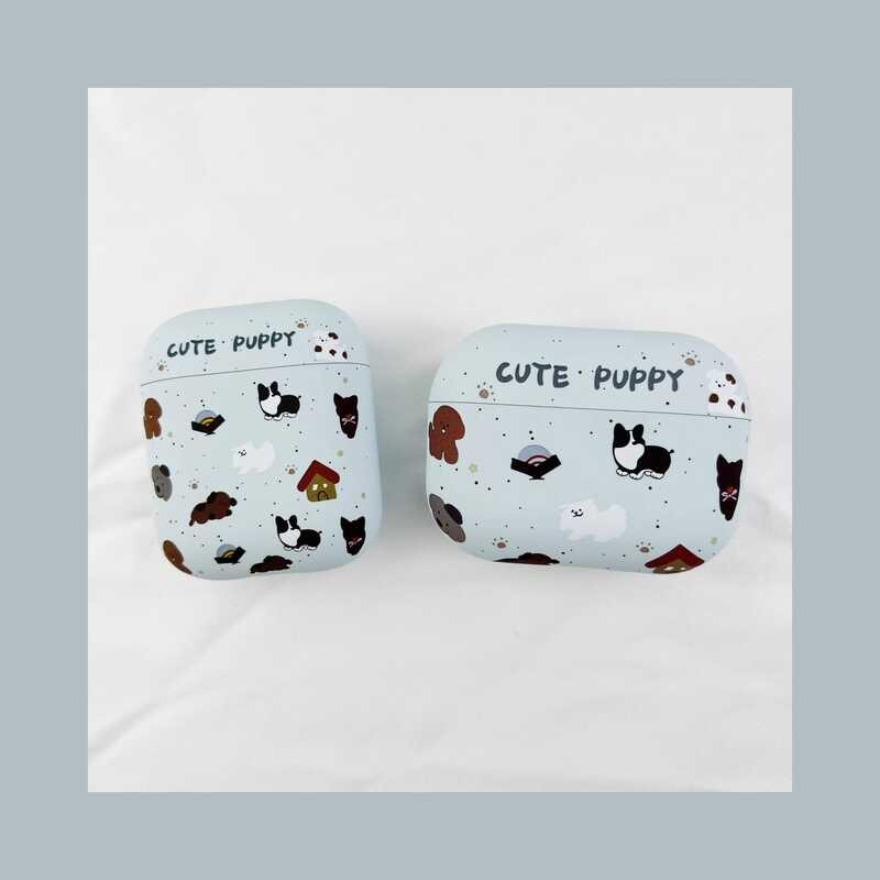 เหมาะสําหรับ pro2 เคสป้องกัน 3 เคสป้องกัน Splash Ink Puppy aipods Apple ชุดหูฟังบลูทูธกล่อง airpod ซ