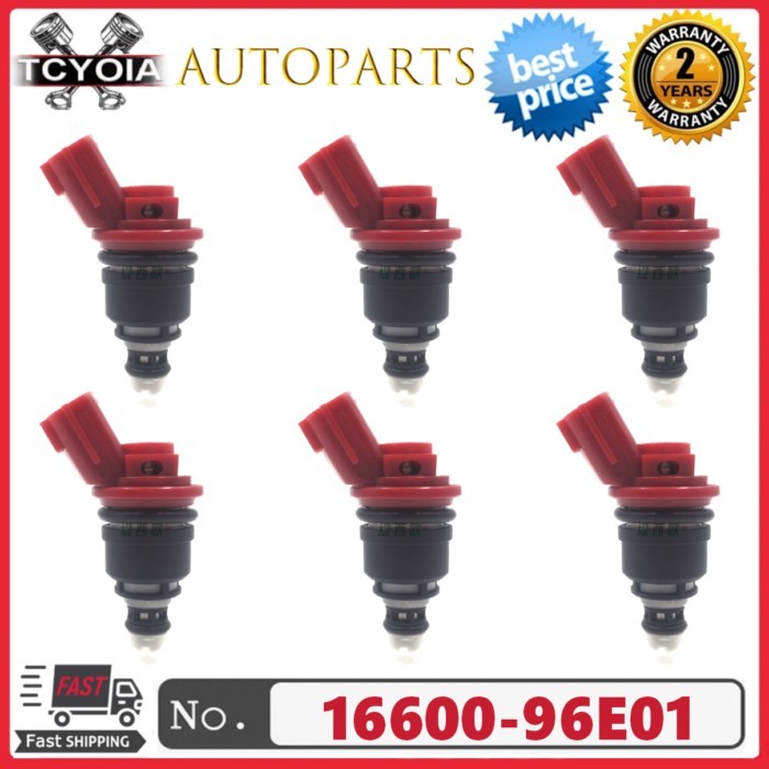 6pcs/Lot Fuel Injectors A46-00 A4600 For Nissan 1992-1999 Maxima For Infiniti I30 1996-1999 3.0L 16