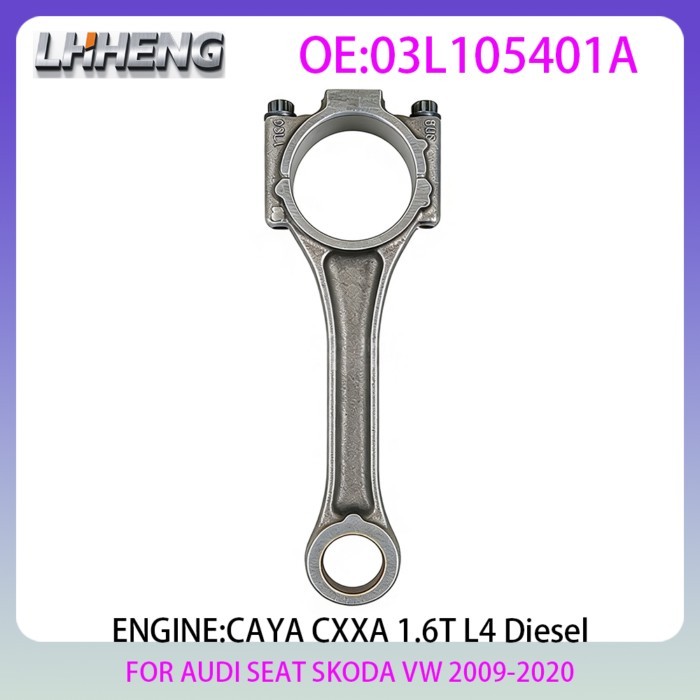 1PCS Connecting Con Rod New Set For VW BEETLE GOLF JETTA PASSAT POLO AUDI A3 SEAT SKODA 1.6L 1.6 L
